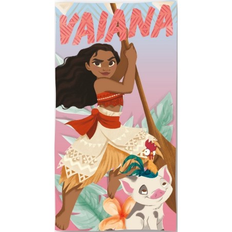 Drap de plage ou drap de bain Vaiana Disney en coton - New discount...