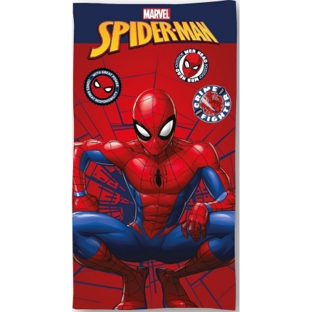 Drap de Plage Spiderman Marvel en coton - New discount.com