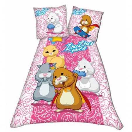ZHU ZHU PETS - Parure de lit Pink - New discount.com