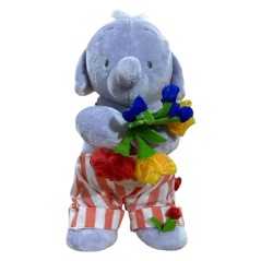 Humphreys Corner Elefant Golden Bear Plüschelefant Blumenstrauß - N...
