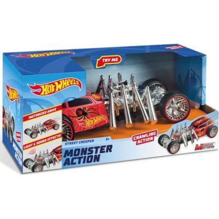 Coche de carreras Hot Wheels Monster Action Street Creeper -New dis...