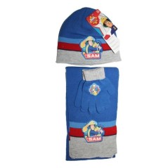 Set 3 pièces Bonnet + écharpe + gants Sam le Pompier - New discount...