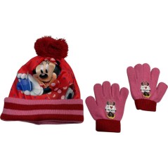 Set 2 pièces Minnie  bonnet et gants Minnie
