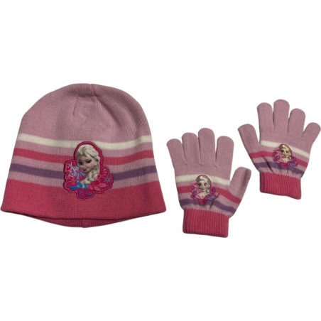 Set 2 pièces Frozen Disney bonnet et gants La reine des neiges - 78...