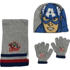 Set 3 pièces Avengers bonnet + gants + echarpe Avengers- 780-568 - ...
