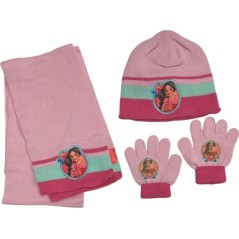 Prinzessin 3-teilige Motorhaube + Schal + Handschuhe Prinzessin Ele...
