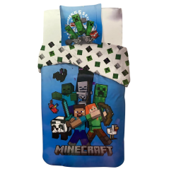 Parure de lit Minecraft - housse de couette Minecraft - New discoun...
