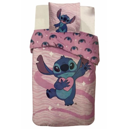 Parure housse de couette Stitch En coton - New discount.com