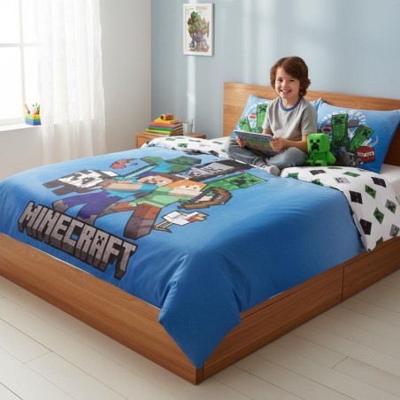 Minecraft Dekbedovertrek Bettbezug