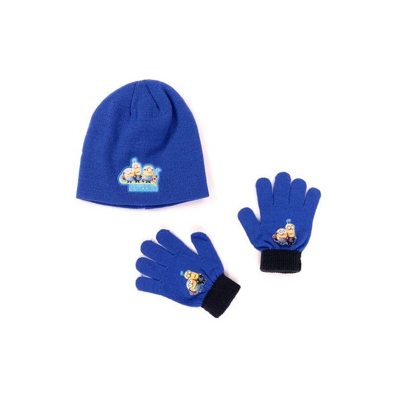 Set 2 pezzi Minions cappello e guanti Minions - New discount.com