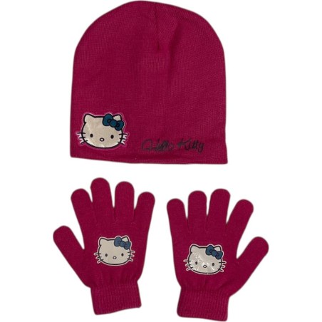 Set Bonnet et Gants Hello Kitty -New discount.com
