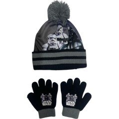 Sombrero de Star Wars de 2 piezas y guantes de Star Wars.