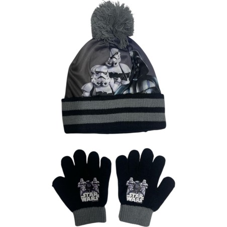 Sombrero de Star Wars de 2 piezas y guantes de Star Wars.