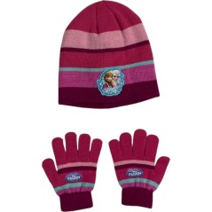 Set 2 pièces Frozen Disney bonnet et gants La reine des neiges - Ne...