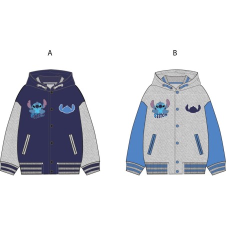 Veste à capuche Lilo et Stitch avec 2 poches
