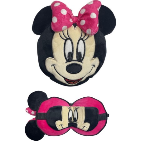 Relaxeazzz Minnie Disney Plüsch-Reisekissen & Schlafmaske - New dis...