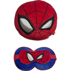 Relaxeazzz Spiderman Plüsch-Reisekissen & Schlafmaske - New discoun...