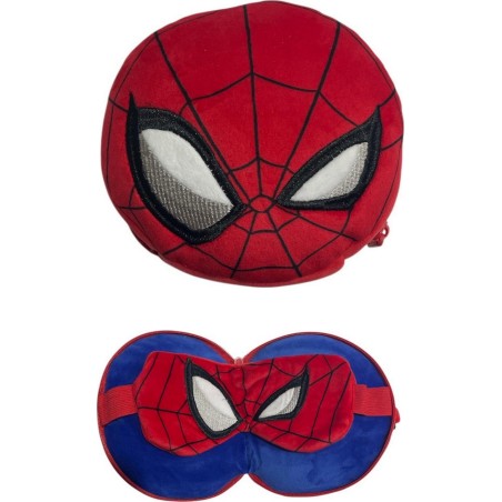 Relaxeazzz Spiderman Plüsch-Reisekissen & Schlafmaske - New discoun...