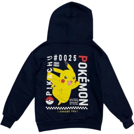 Chaqueta con capucha Pokémon con 2 bolsillos