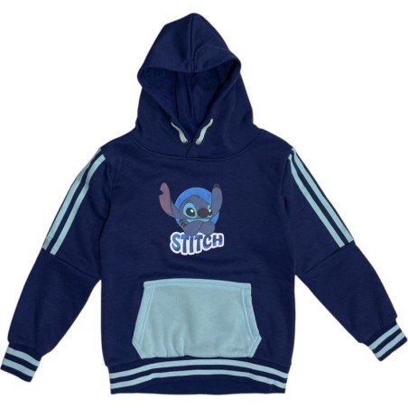 Felpa con cappuccio Stitch Disney con 2 tasche - New discount.com