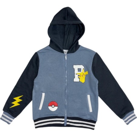 Chaqueta con capucha Pokémon con 2 bolsillos -New discount.com