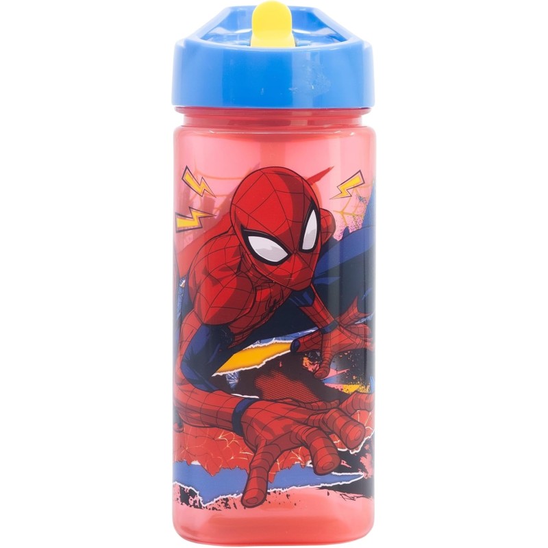 Bouteille d'eau carrée Spiderman 510 ml - New discount.com Bouteille d'eau carrée Spiderman 510 ml - New discount.com