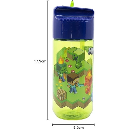 BOTELLA ECOZEN HIDRO PEQUEÑA 430 ML Minecraft