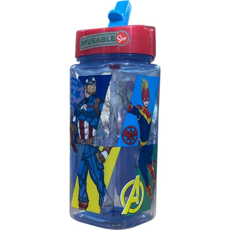 Bouteille d'eau carrée Avengers 510 ml - New discount.com Bouteille d'eau carrée Avengers 510 ml - New discount.com