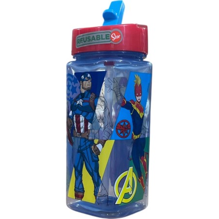 Bouteille d'eau carrée Avengers 510 ml - New discount.com