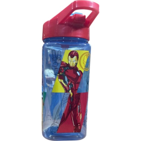 Botella de agua cuadrada de Avengers