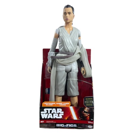 Figur Star Wars Rey Big 45 cm PVC mit seiner Blasterpistole. - New ...