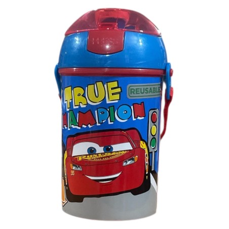 Gourde automatique Cars Disney 450 ML - Système anti-goutte - New d...