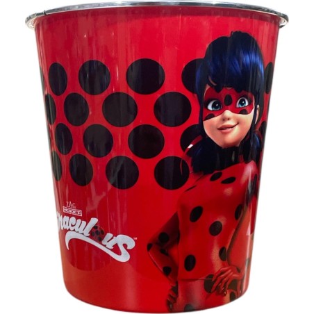 Poubelle en plastique Miraculous - New discount.com