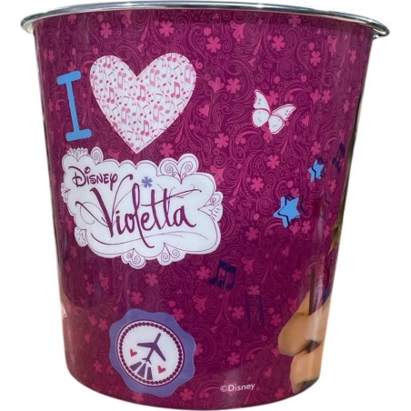 Wunderbarer Plastikmülleimer  Violetta Disney