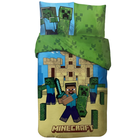 Parure de lit Minecraft - housse de couette Minecraft - New discoun...