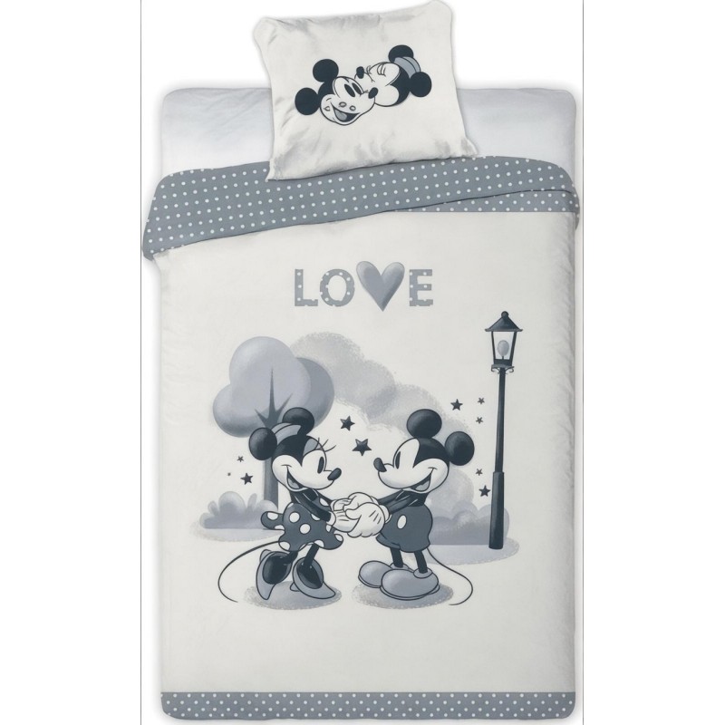 Juego de cama de Mickey y Minnie. -New discount.com