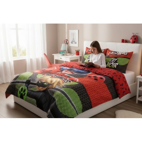 Parure Housse de couette Miraculous - Ladybug - New discount.com