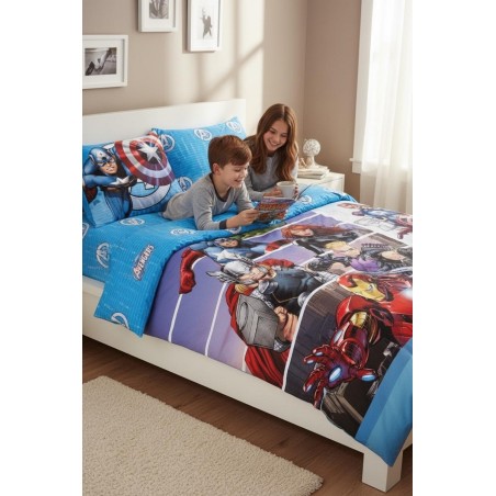 Juego de funda de colcha Avengers