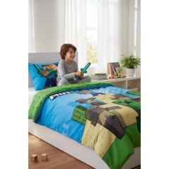 Parure de lit Minecraft - housse de couette  Minecraft