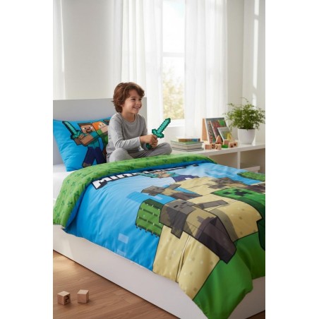 Minecraft quilt cover set