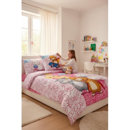 ZHU ZHU PETS - Set biancheria da letto rosa