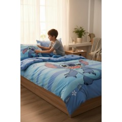 Juego de funda nórdica Stitch en algodón