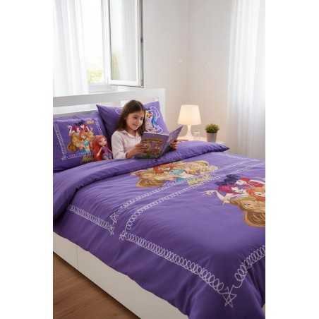 Impostare WINX CLUB DUVET COVER -140x200cm e WINX CLUB Cuscino