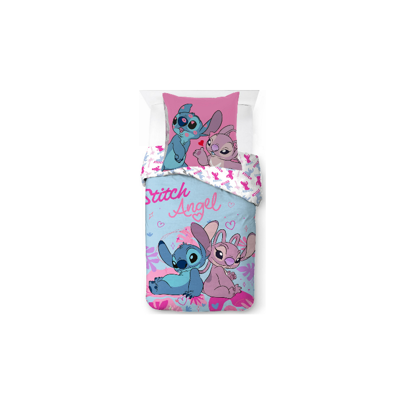 Stitch duvet cover set In cotton, New discount.com, Nouveautés chez...