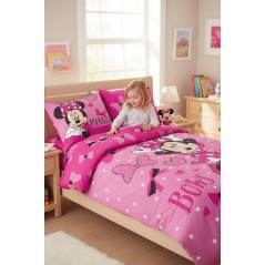 Set copripiumino Minnie Disney in cotone
