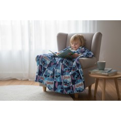 Plaid Polaire Stitch Disney