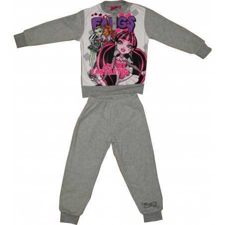 Pijama de lana larga Monster High- 830-529