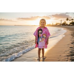 Poncho da bagno con cappuccio Barbie - New discount.com