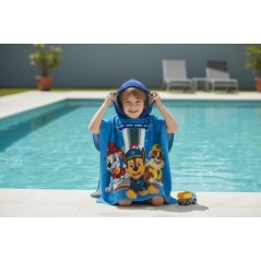 Poncho de baño con capucha de algodón Paw Patrol -New discount.com