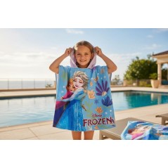 Poncho da bagno con cappuccio Frozen - New discount.com